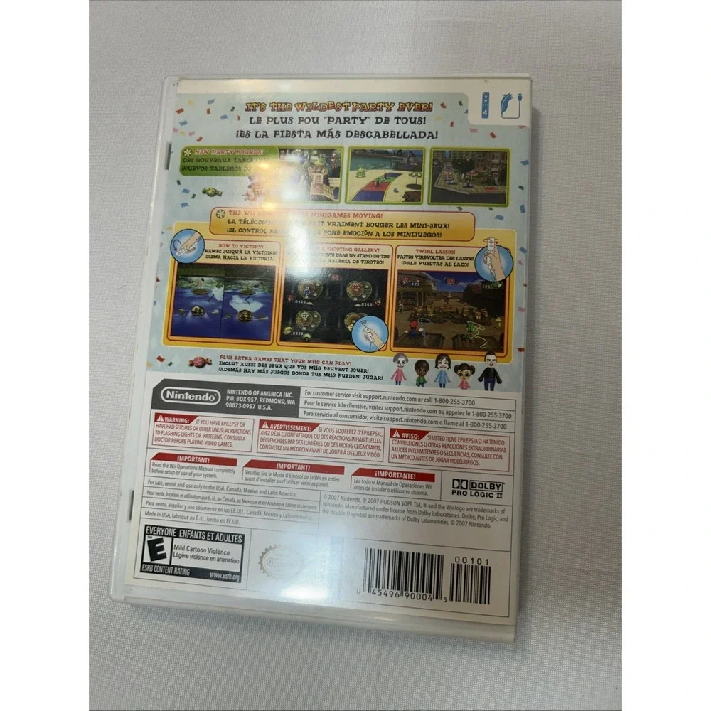 Mario Party 8 For Nintendo Wii Video Game Complete With Manual